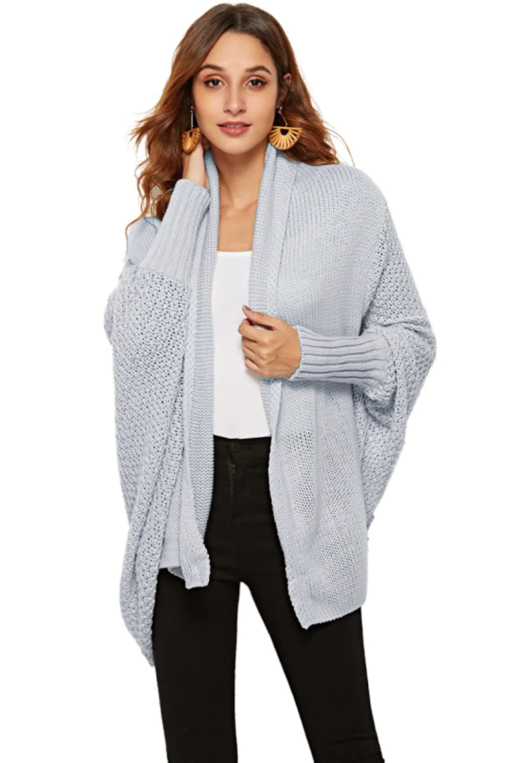 Angel Wings Open Front Batwing Sleeve Cardigan - Image 11