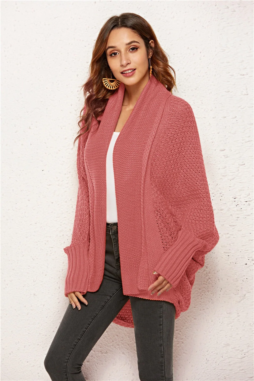Angel Wings Open Front Batwing Sleeve Cardigan - Image 15