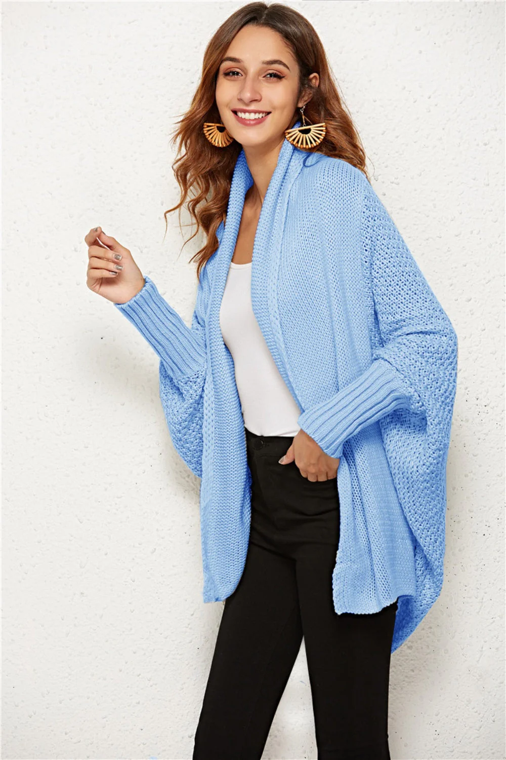 Angel Wings Open Front Batwing Sleeve Cardigan - Image 21