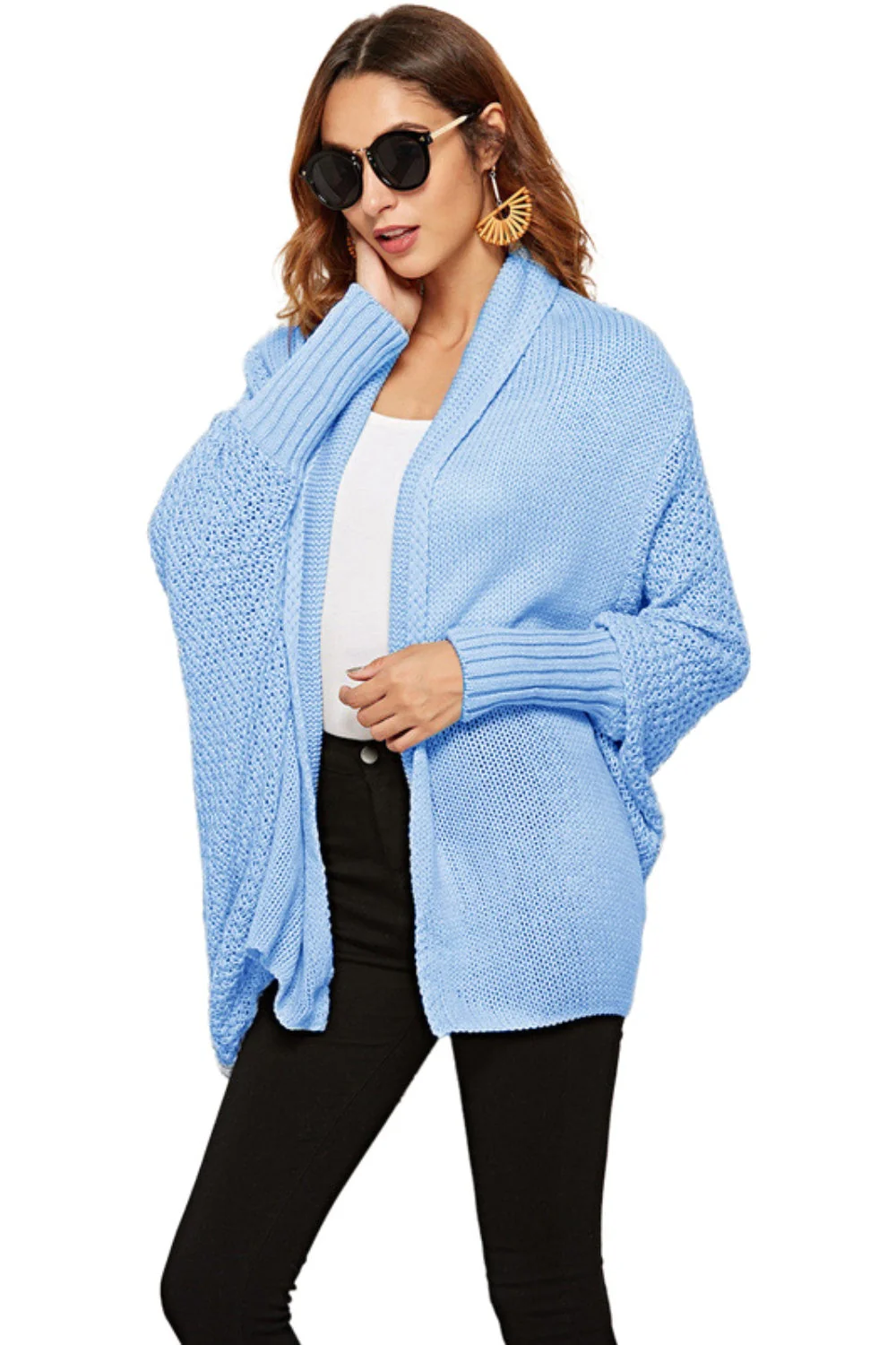 Angel Wings Open Front Batwing Sleeve Cardigan - Image 22