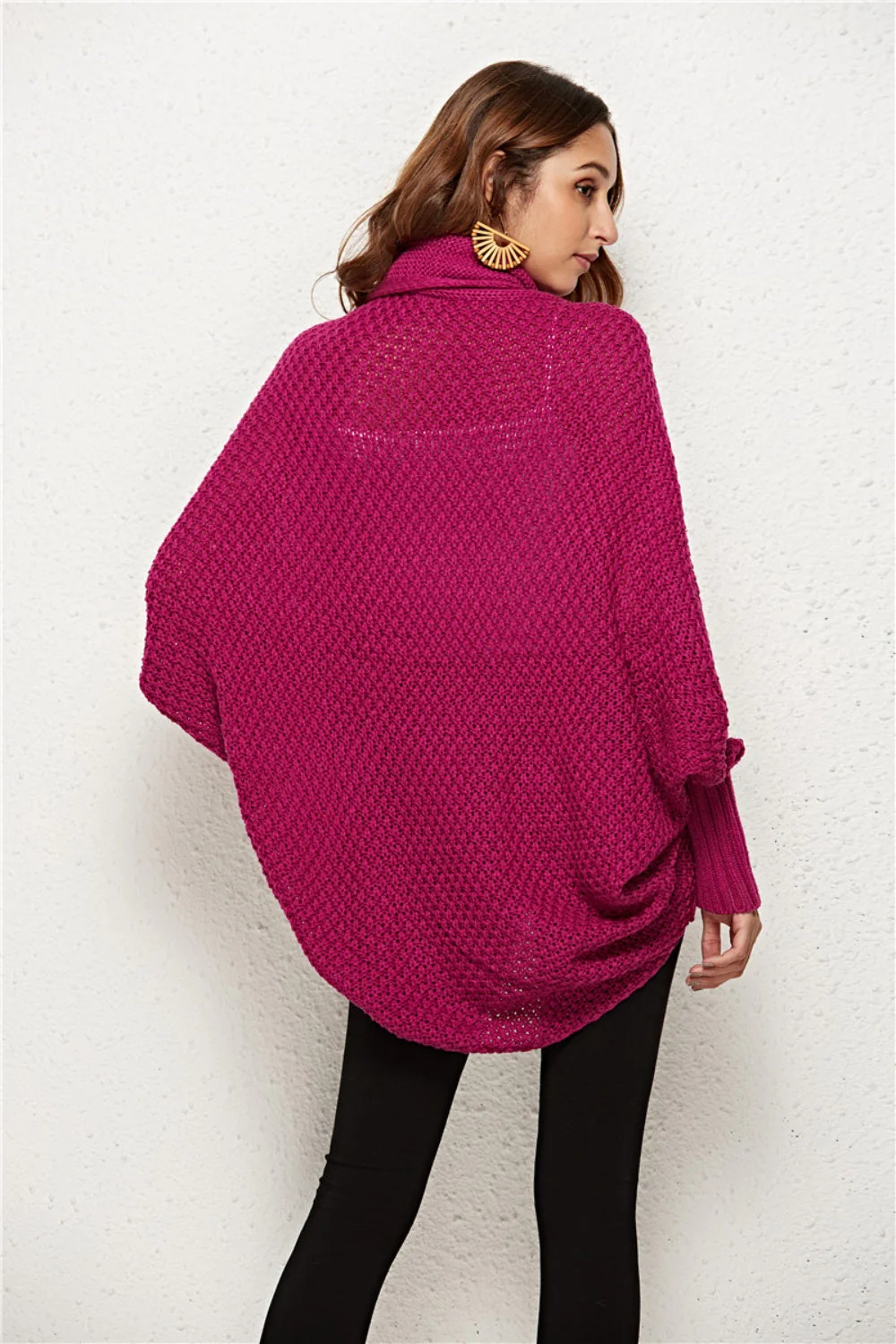 Angel Wings Open Front Batwing Sleeve Cardigan - Image 3