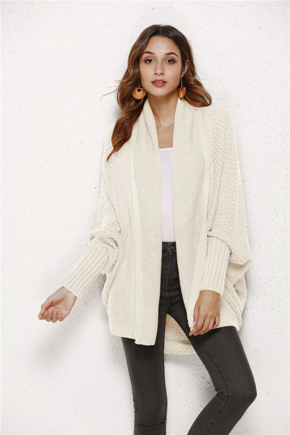 Angel Wings Open Front Batwing Sleeve Cardigan - Image 8