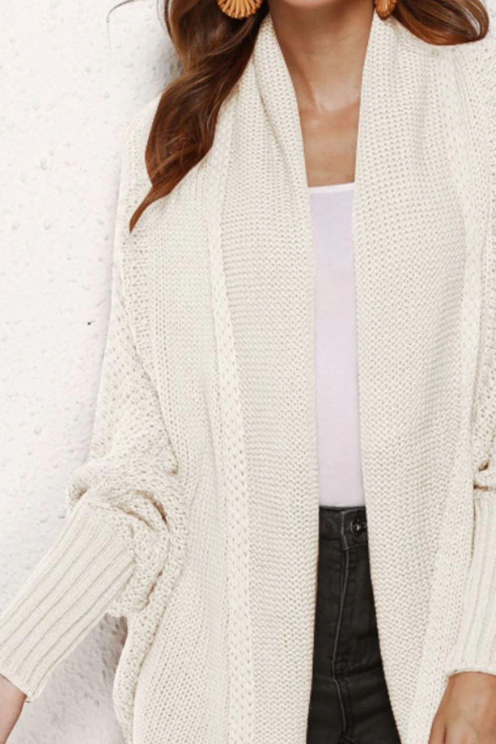 Angel Wings Open Front Batwing Sleeve Cardigan - Image 9