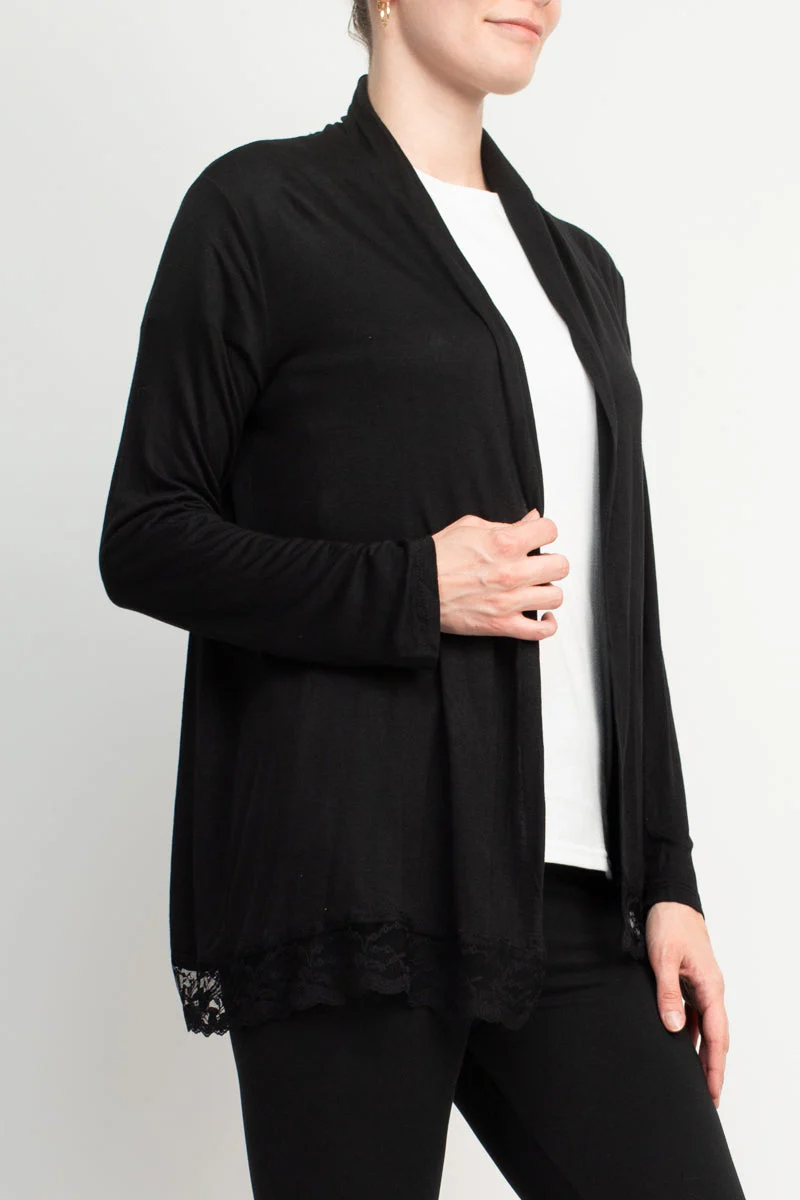 Anne Rose Open Front Long Sleeve Rayon Cardigan by Curated Brands - Image 2