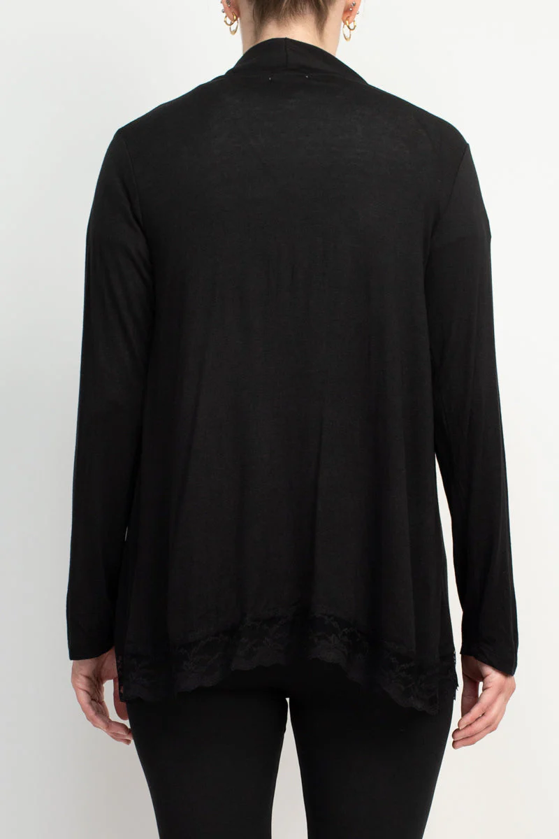 Anne Rose Open Front Long Sleeve Rayon Cardigan by Curated Brands - Image 3