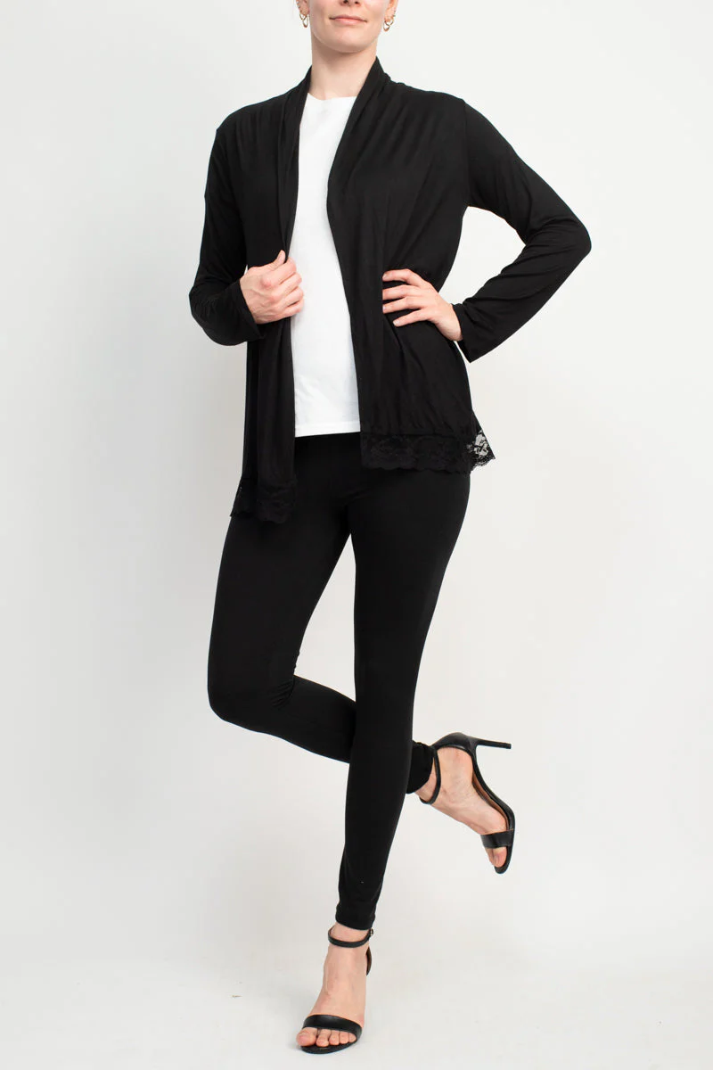 Anne Rose Open Front Long Sleeve Rayon Cardigan by Curated Brands - Image 5