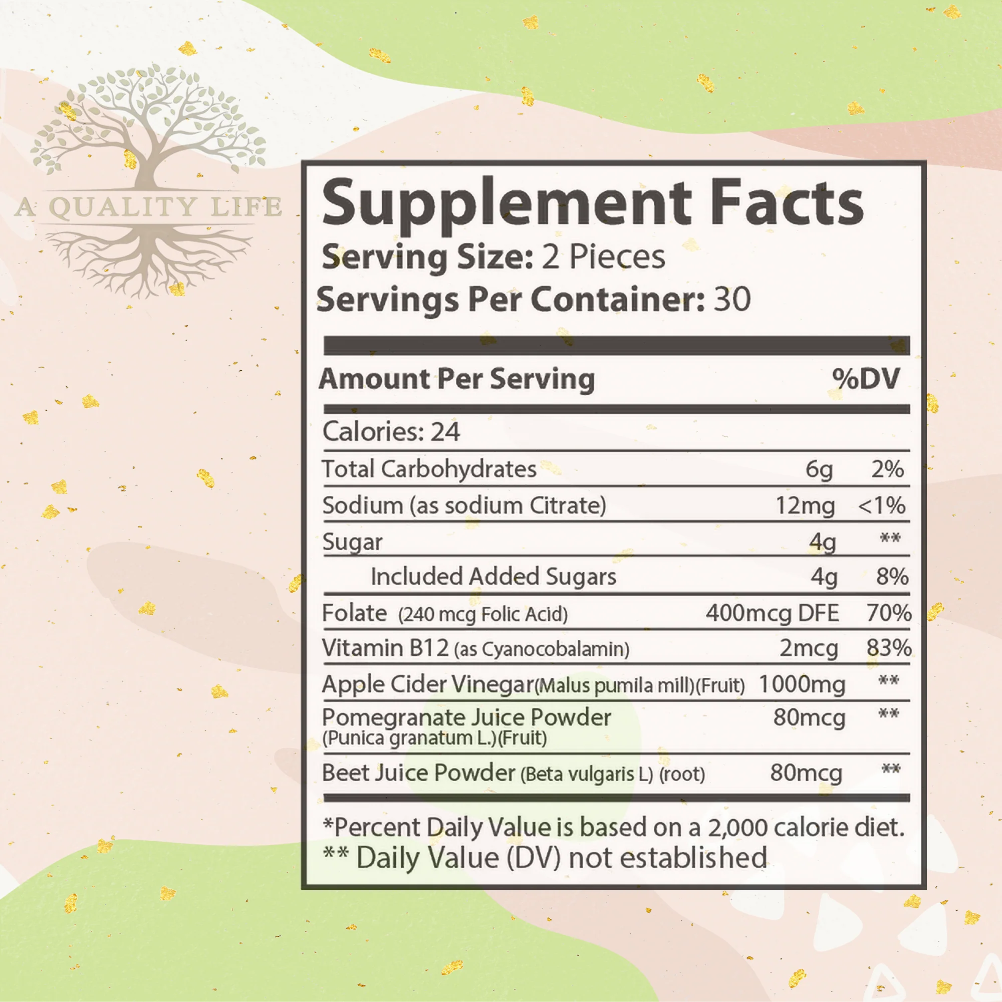Apple Cider Vinegar Gummies by A Quality Life Nutrition - Image 4