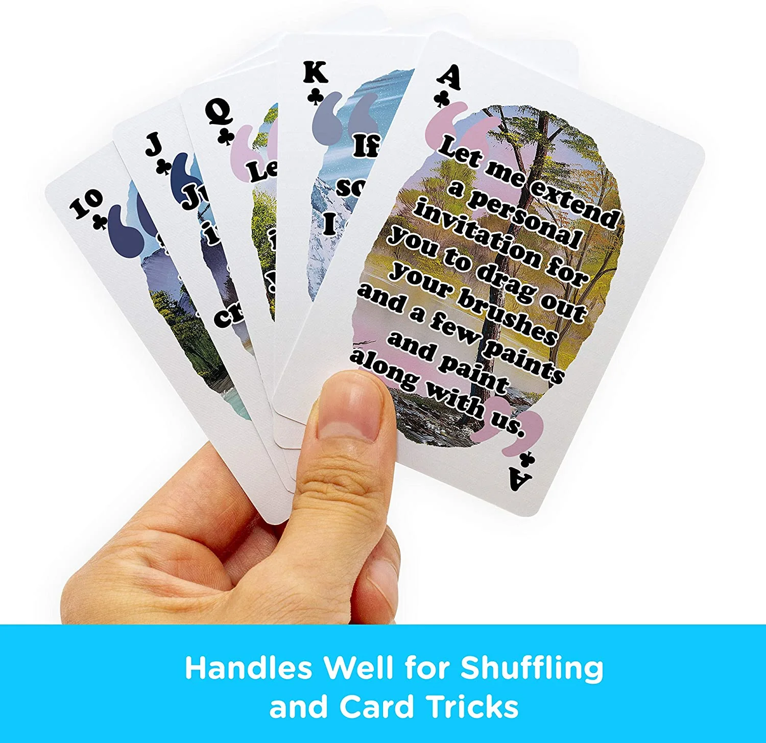 Aquarius Playing Cards: Bob Ross Quotes 2 - Image 4