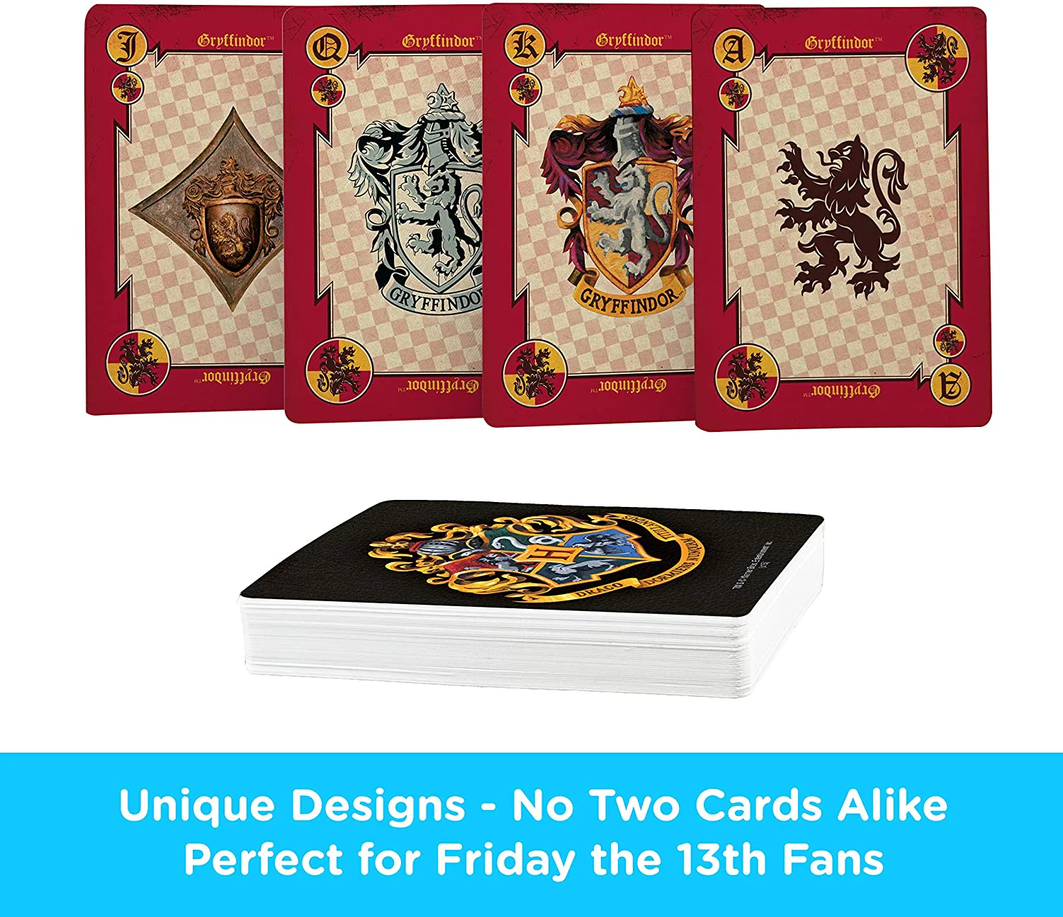Aquarius Playing Cards: Harry Potter - House Crests - Image 3