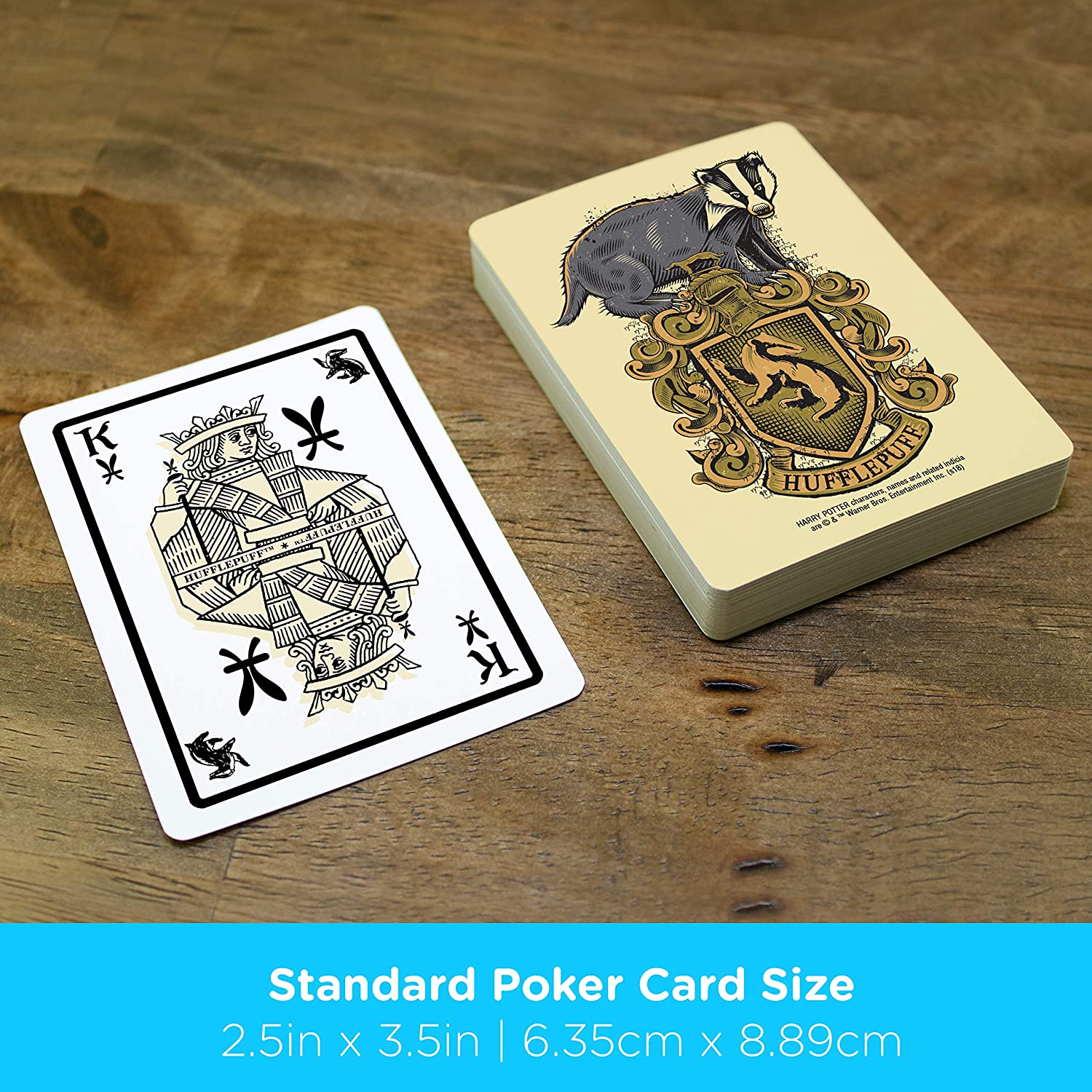 Aquarius Playing Cards: Harry Potter - Hufflepuff - Image 5