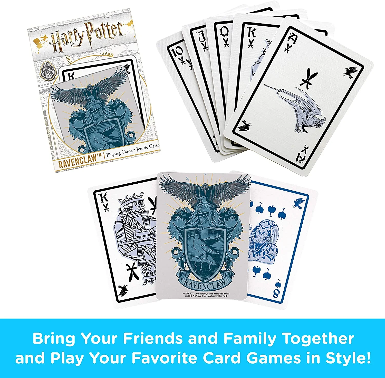 Aquarius Playing Cards: Harry Potter - Ravenclaw - Image 2