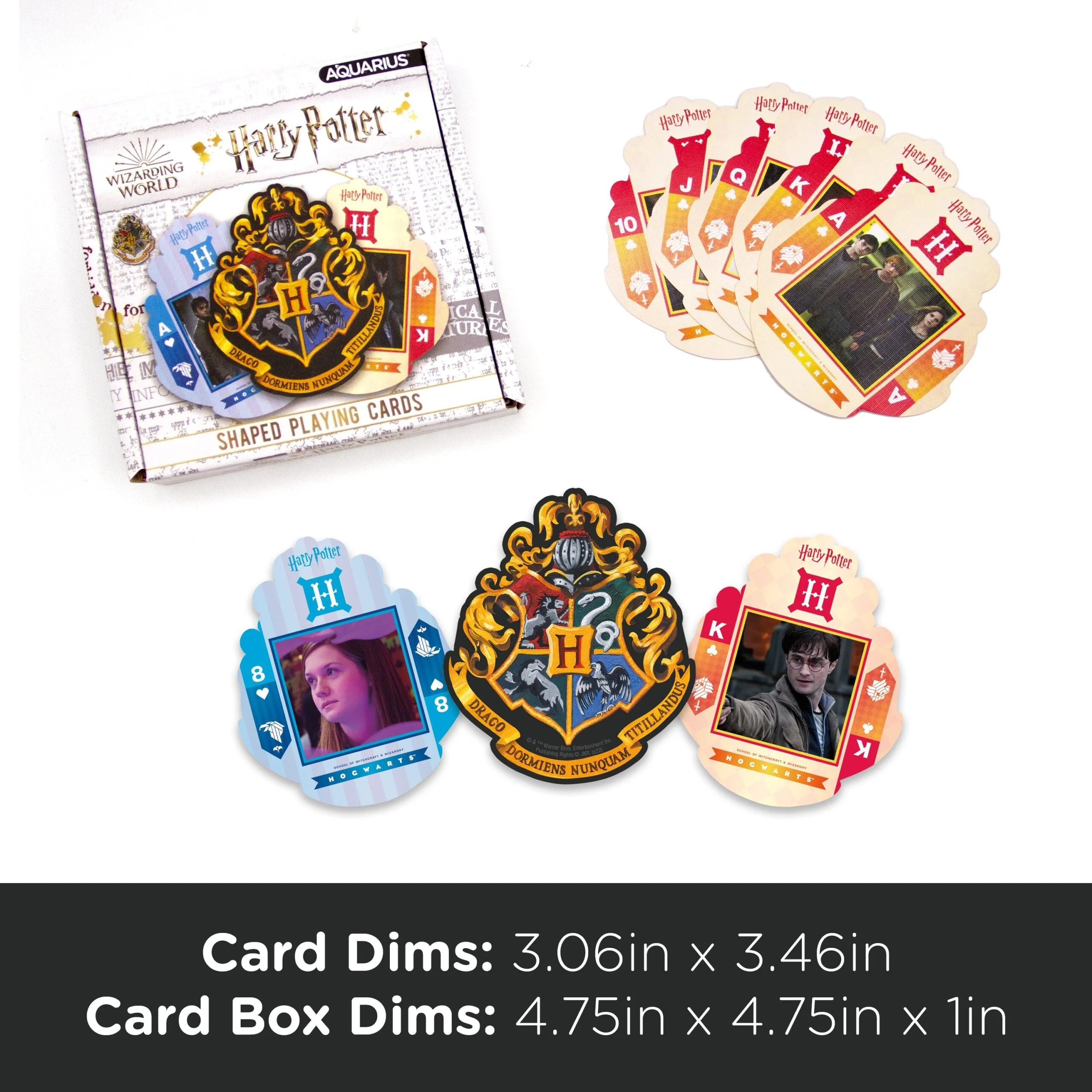 Aquarius Playing Cards: Harry Potter Shaped Cards - Image 2