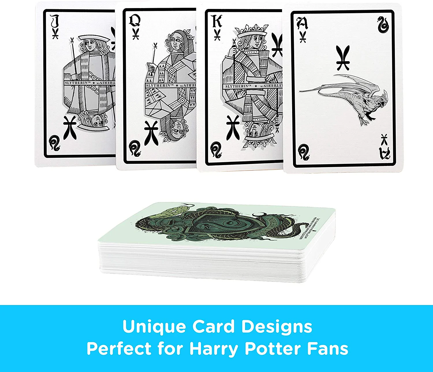 Aquarius Playing Cards: Harry Potter - Slytherin - Image 3