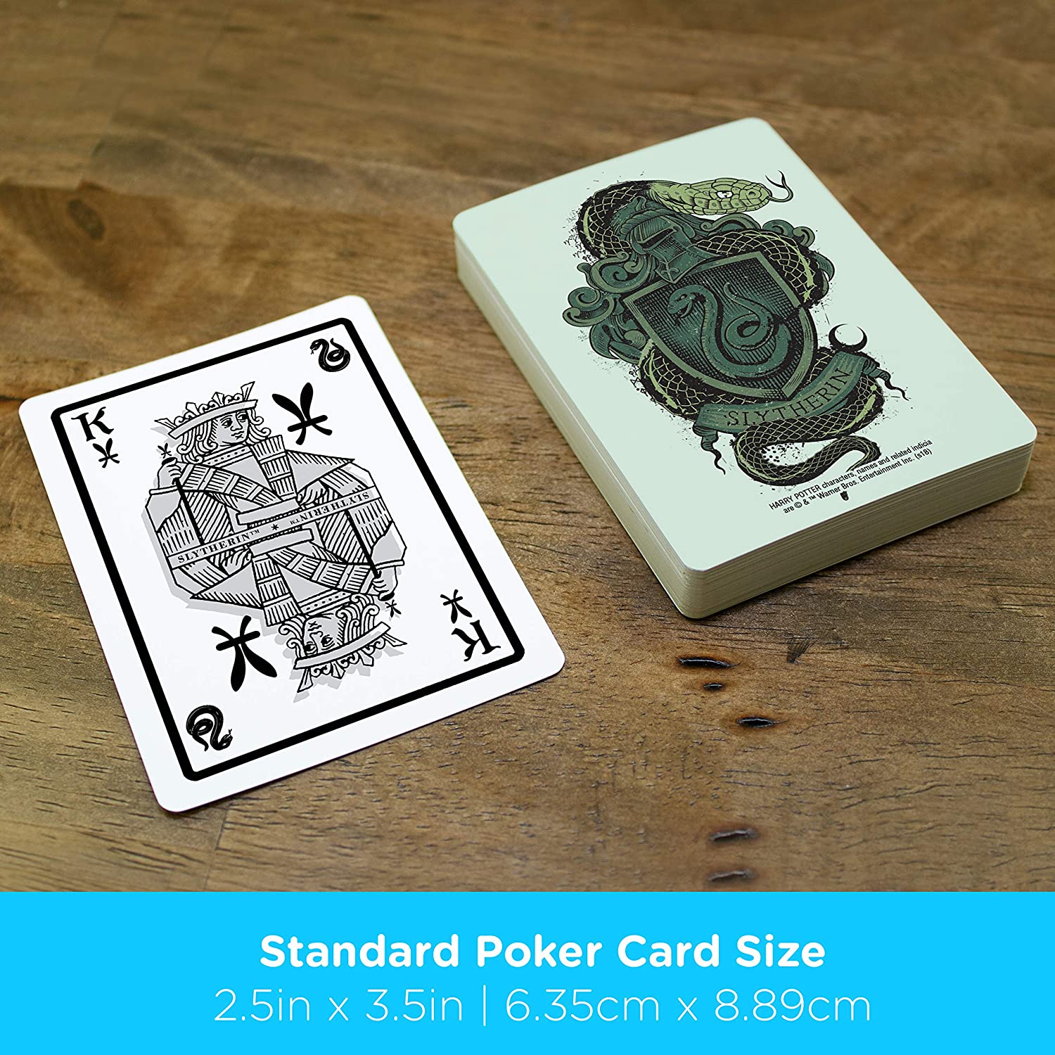 Aquarius Playing Cards: Harry Potter - Slytherin - Image 5