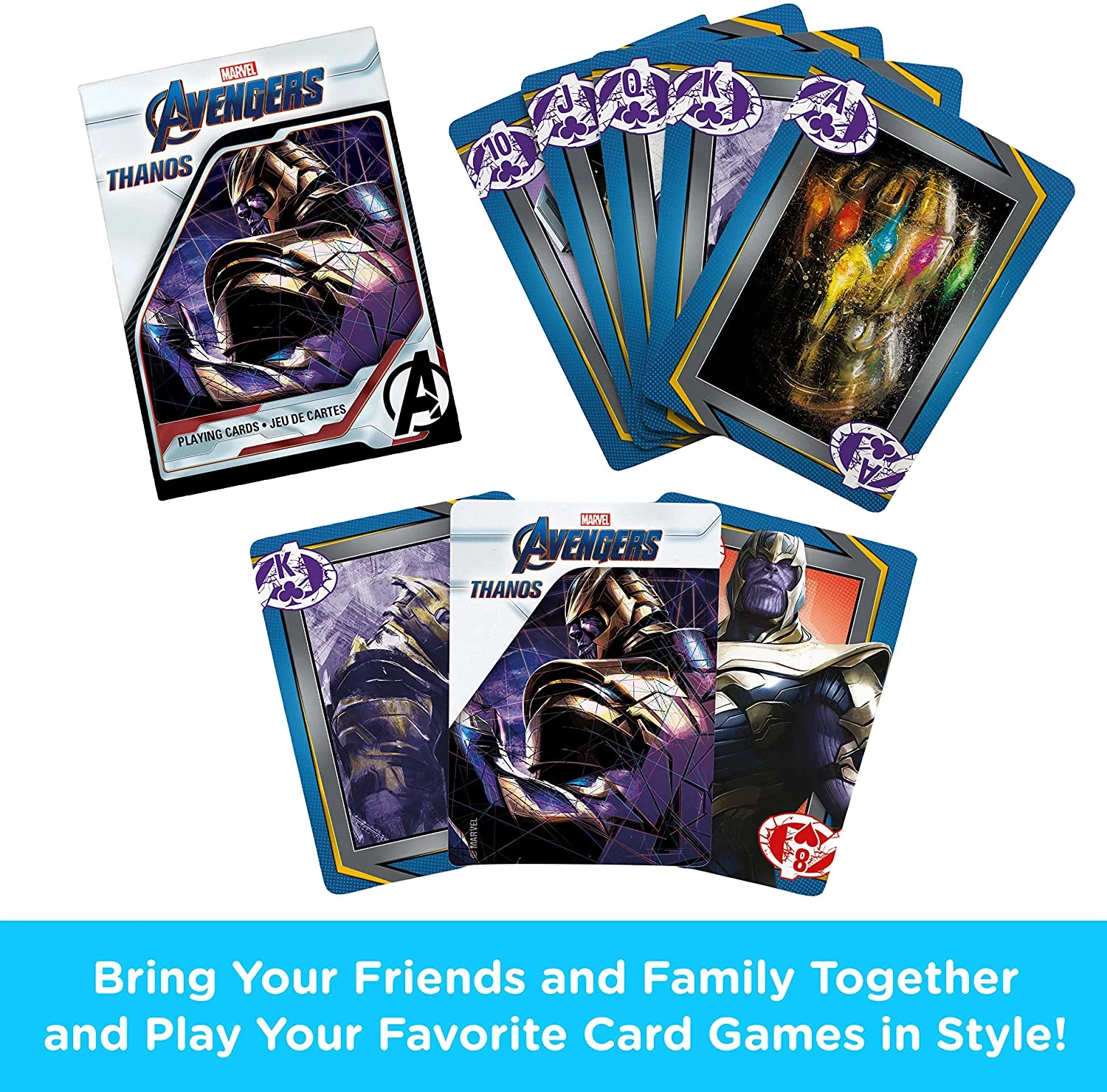 Aquarius Playing Cards: Marvel - Avengers Thanos - Image 2