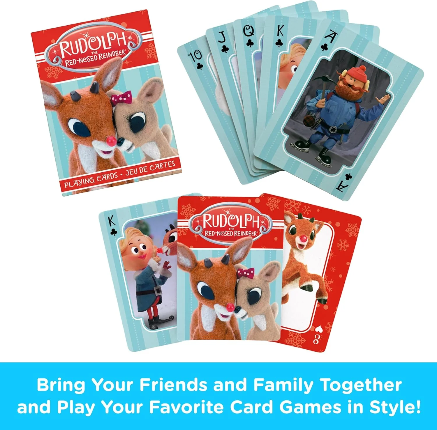 Aquarius Playing Cards: Rudolph The Red Nosed Reindeer - Image 2