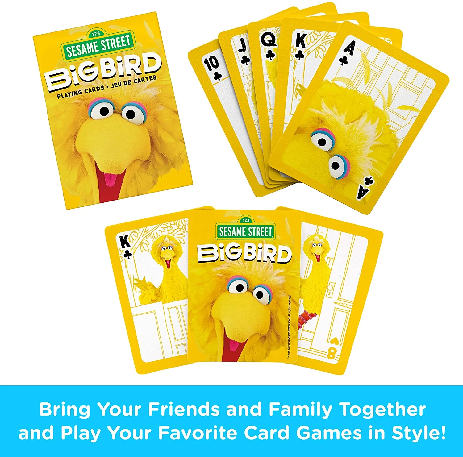 Aquarius Playing Cards: Sesame Street - Big Bird - Image 2
