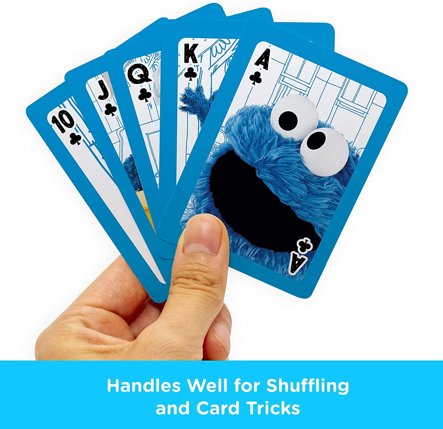 Aquarius Playing Cards: Sesame Street - Cookie Monster - Image 4
