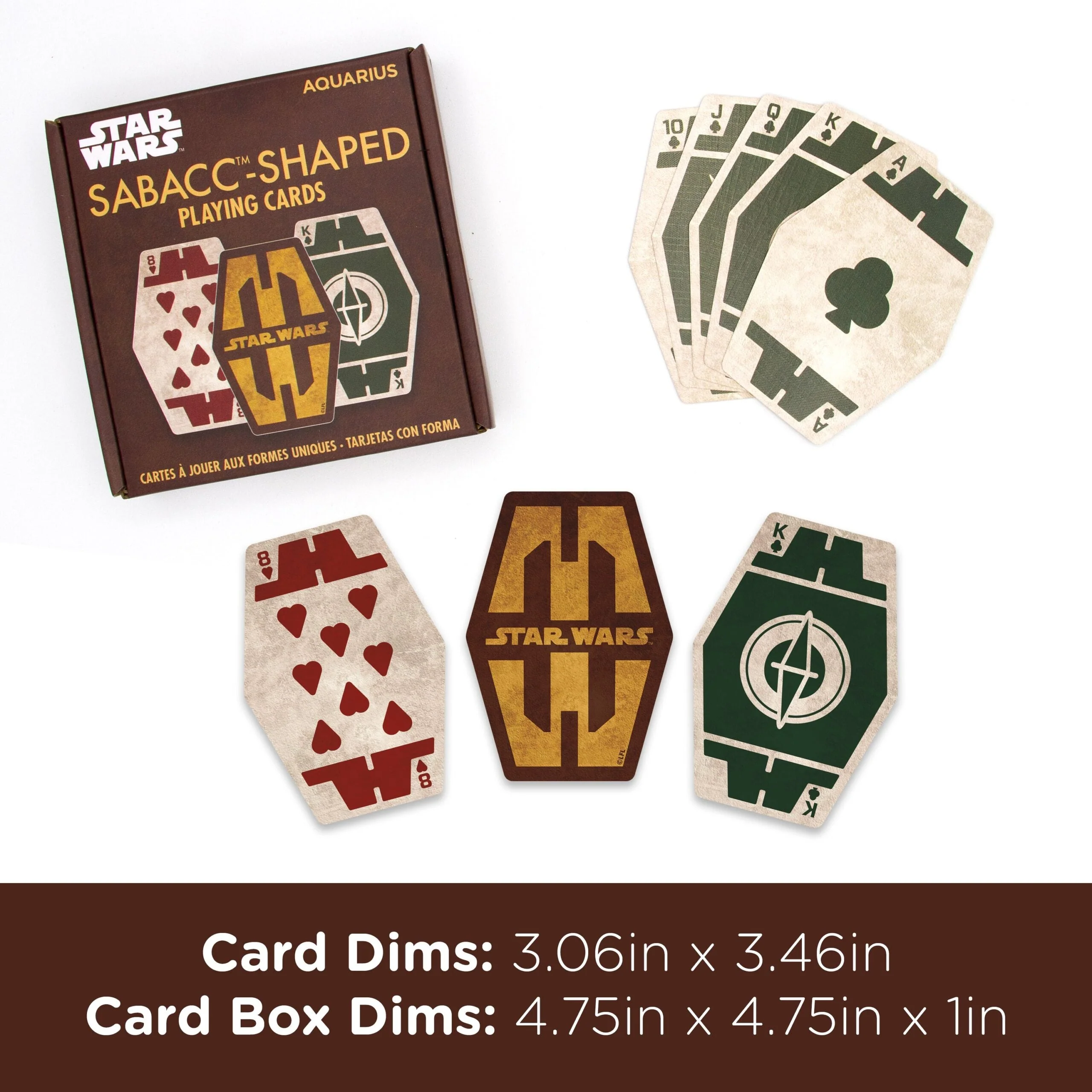 Aquarius Playing Cards: Star Wars - Sabacc Shaped Cards - Image 2