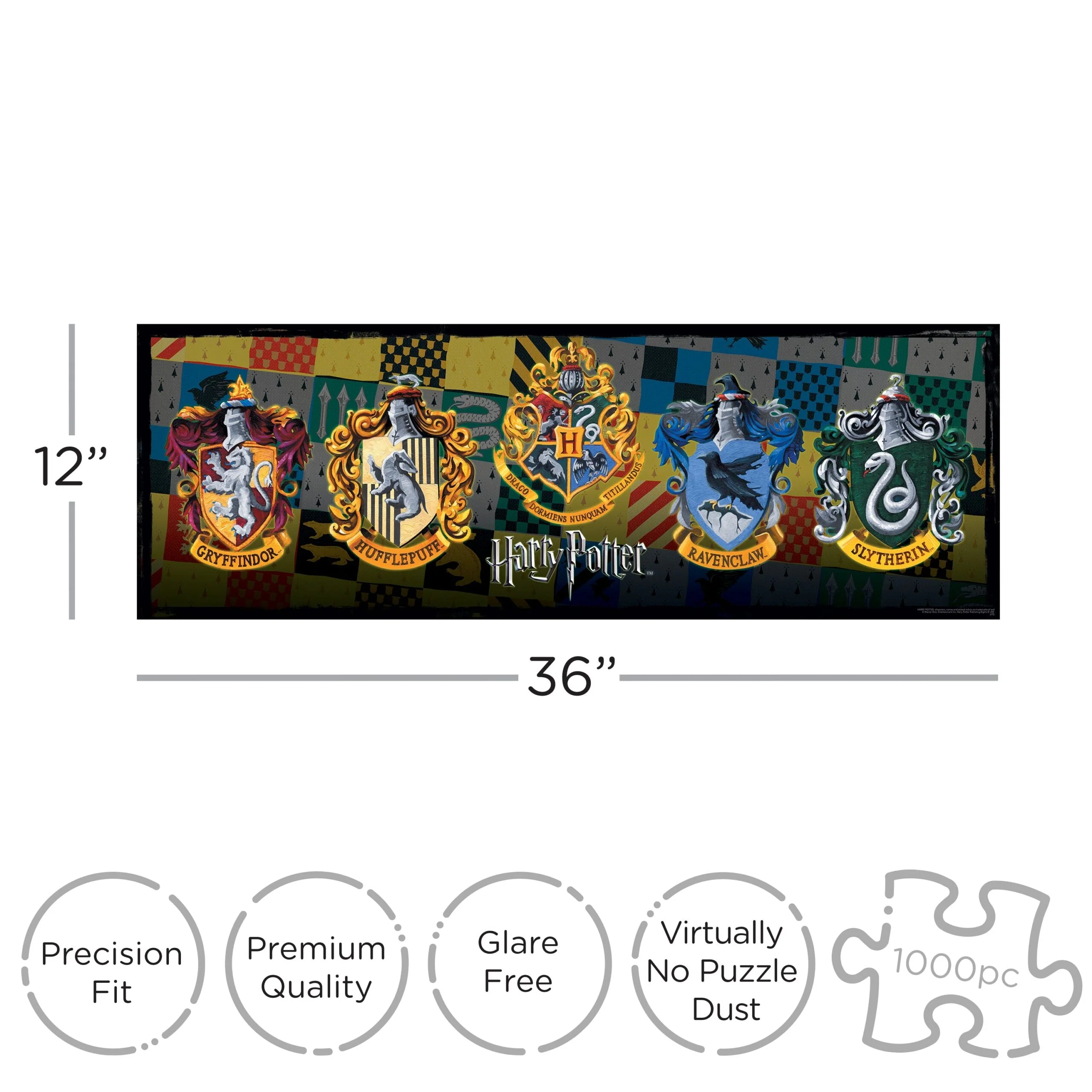 Aquarius Puzzles: Harry Potter Crests - Image 2