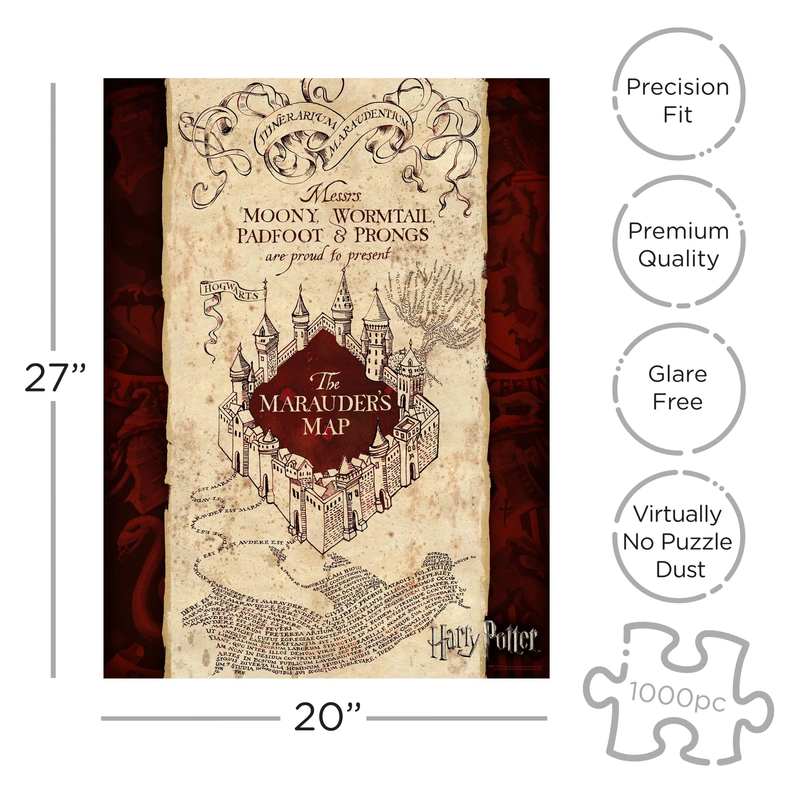 Aquarius Puzzles: Harry Potter Marauders Map - Image 2