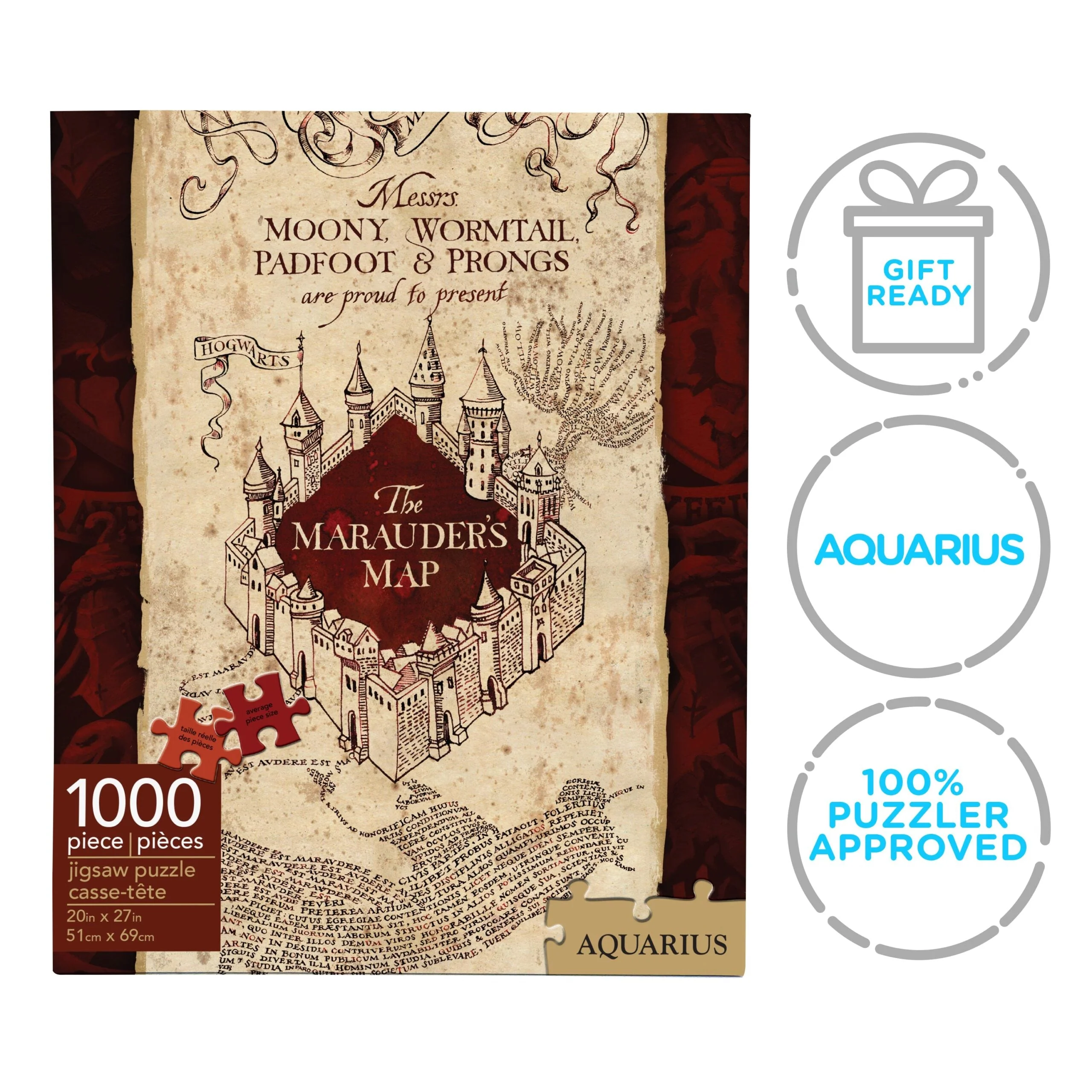 Aquarius Puzzles: Harry Potter Marauders Map - Image 5