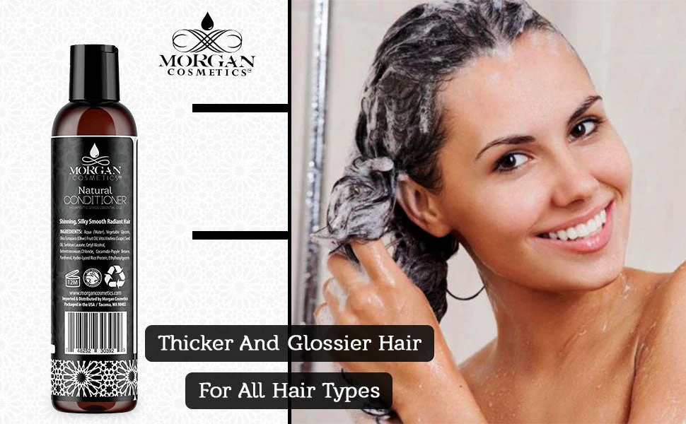 Argan Natural Conditioner Lavender 8 oz by Morgan Cosmetics - Image 3
