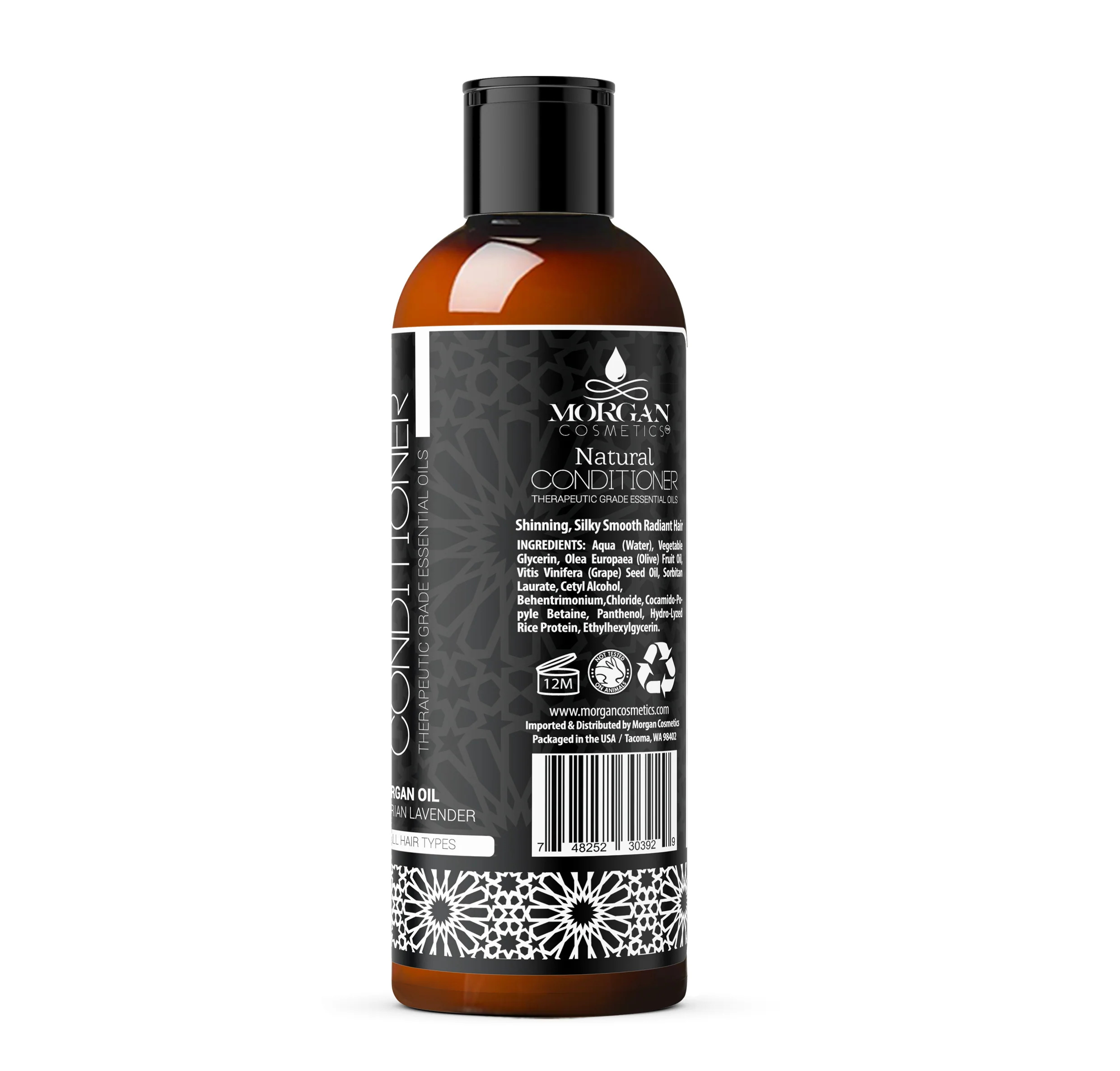 Argan Natural Conditioner Lavender 8 oz by Morgan Cosmetics - Image 5