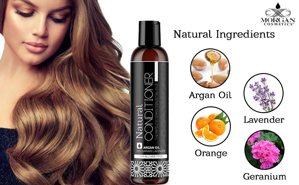 Argan Natural Conditioner Lavender 8 oz by Morgan Cosmetics - Image 6