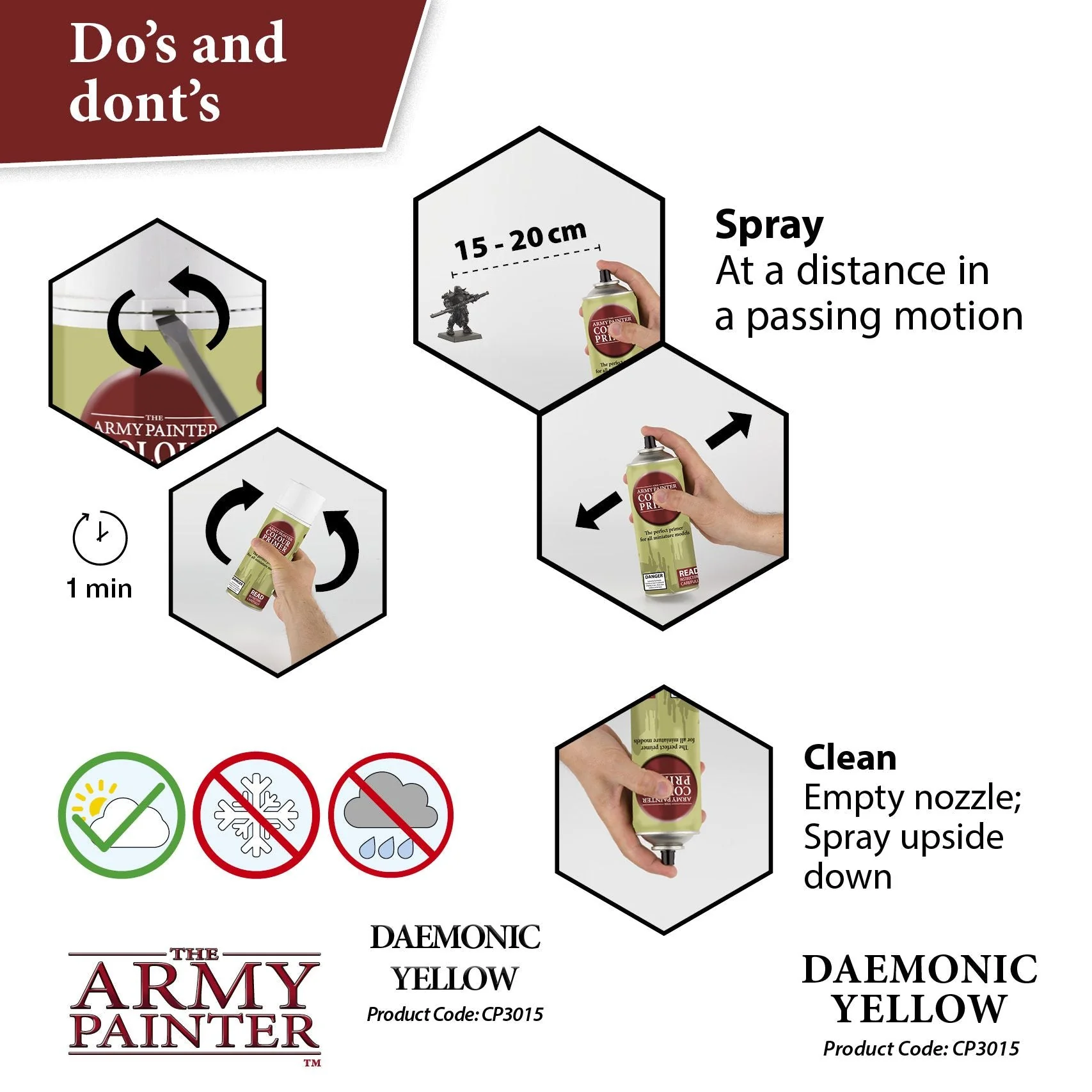 Army Painter Colour Primer: Daemonic Yellow - Image 5