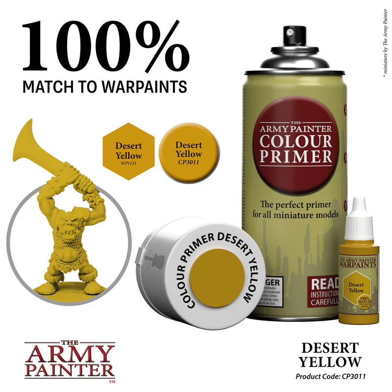 Army Painter Colour Primer: Desert Yellow - Image 4