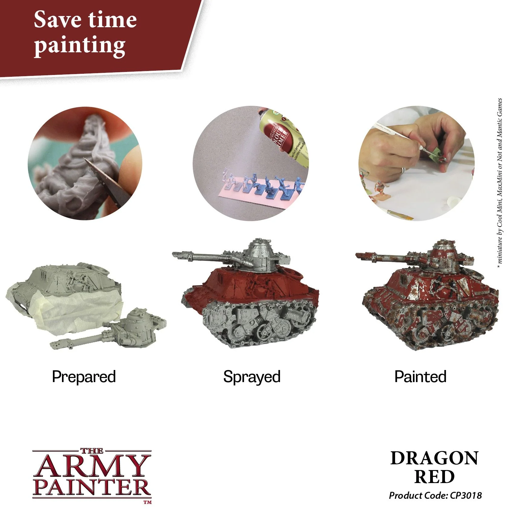Army Painter Colour Primer: Dragon Red - Image 2