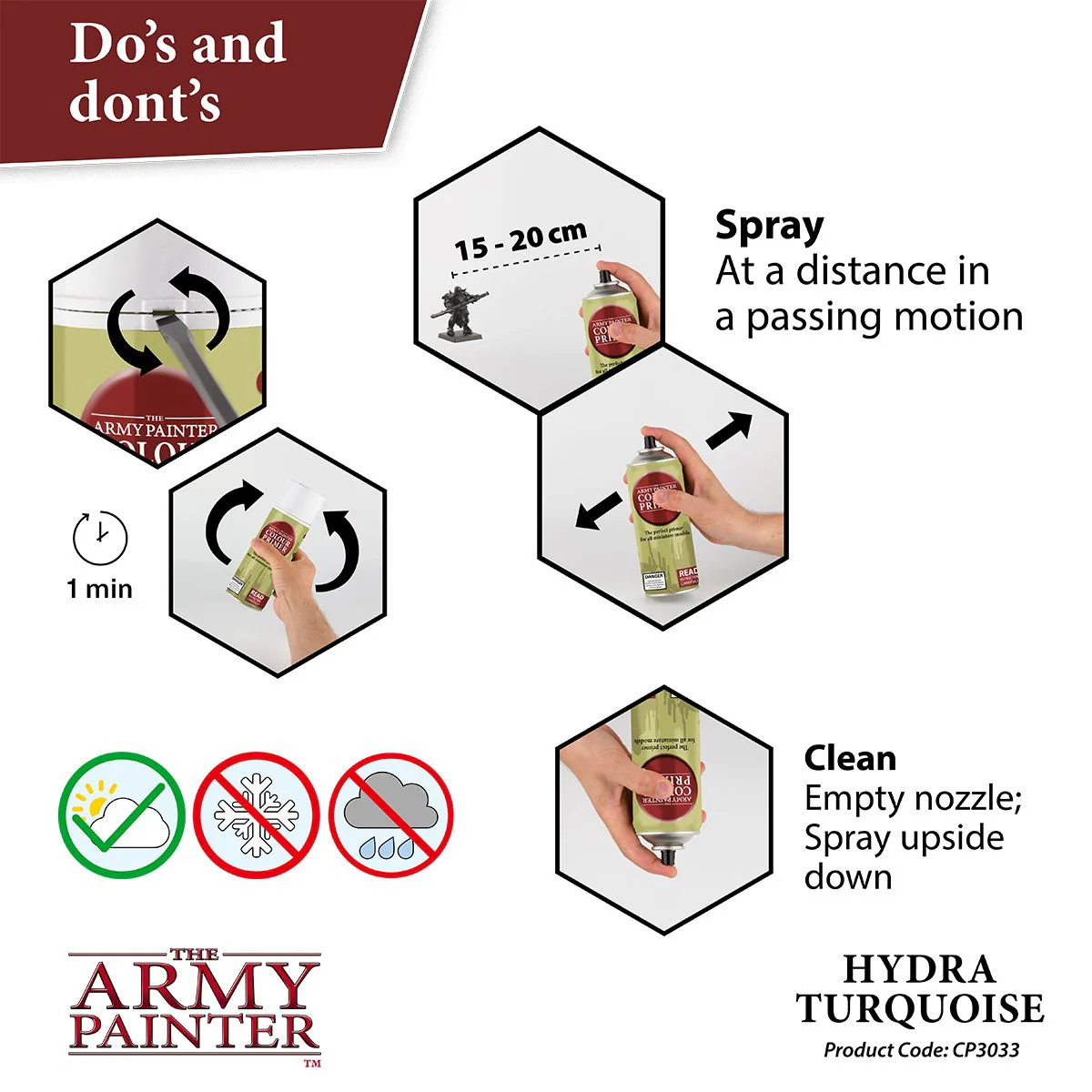 Army Painter Colour Primer: Hydra Turquosie - Image 3