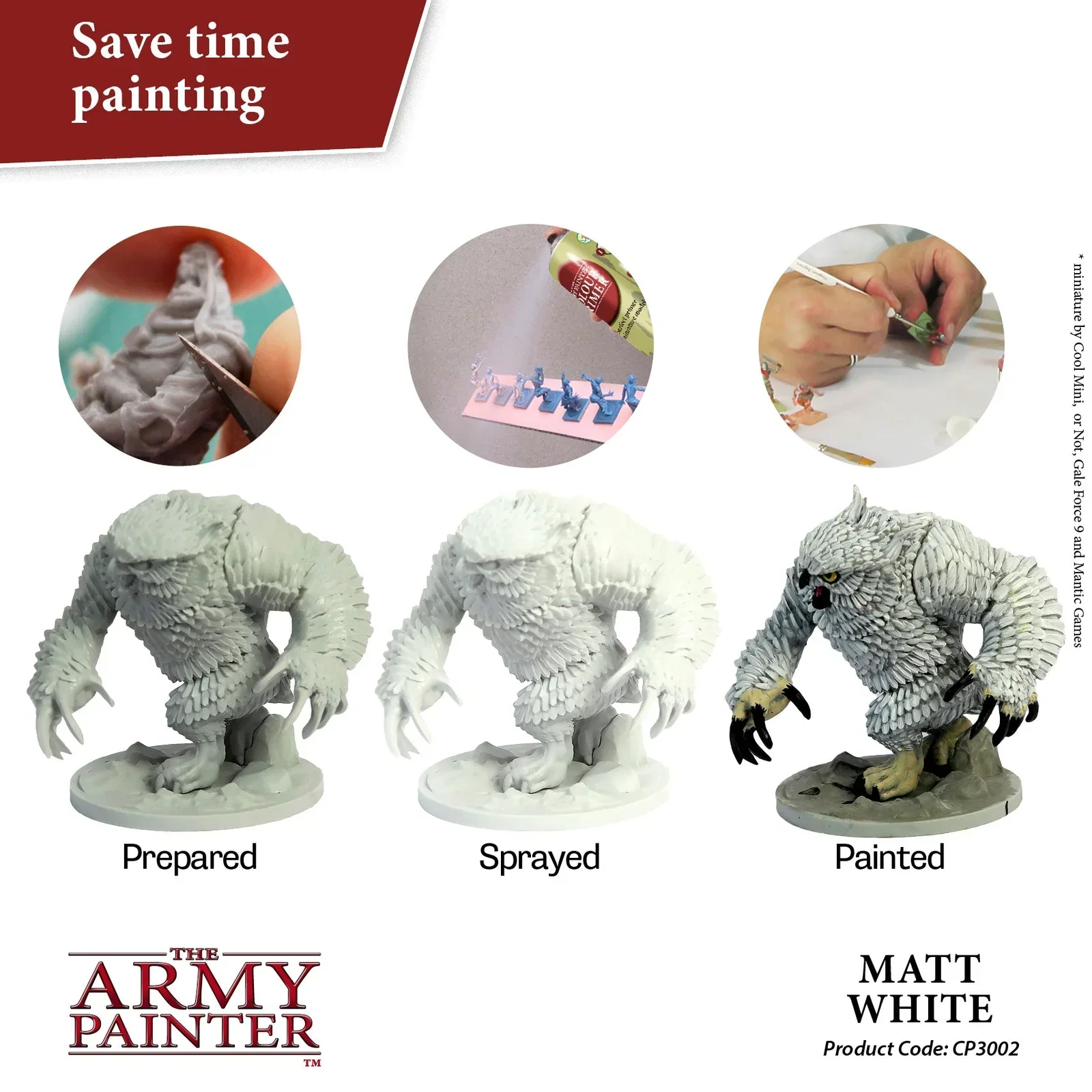Army Painter Colour Primer: Matte White Undercoat - Image 2