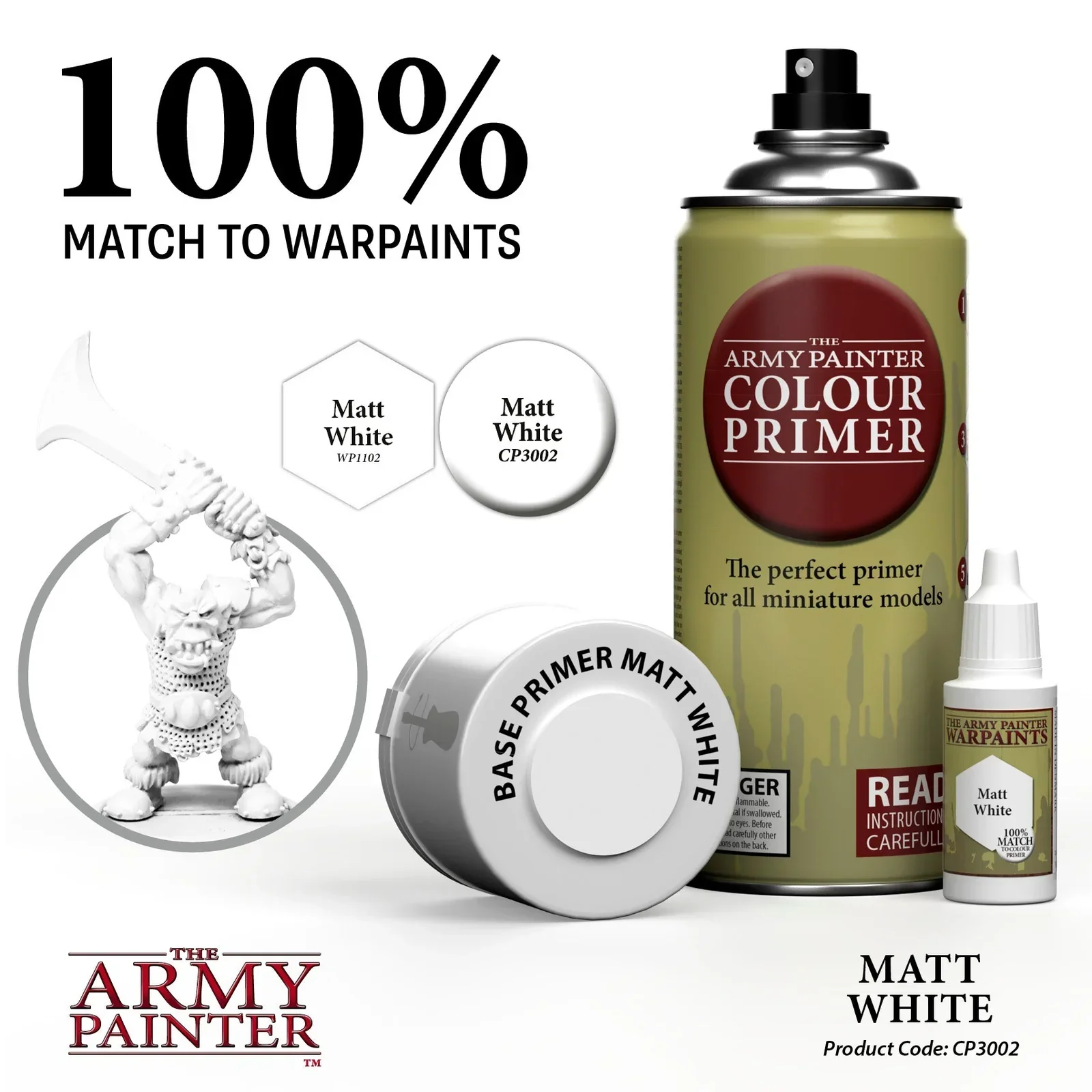 Army Painter Colour Primer: Matte White Undercoat - Image 3