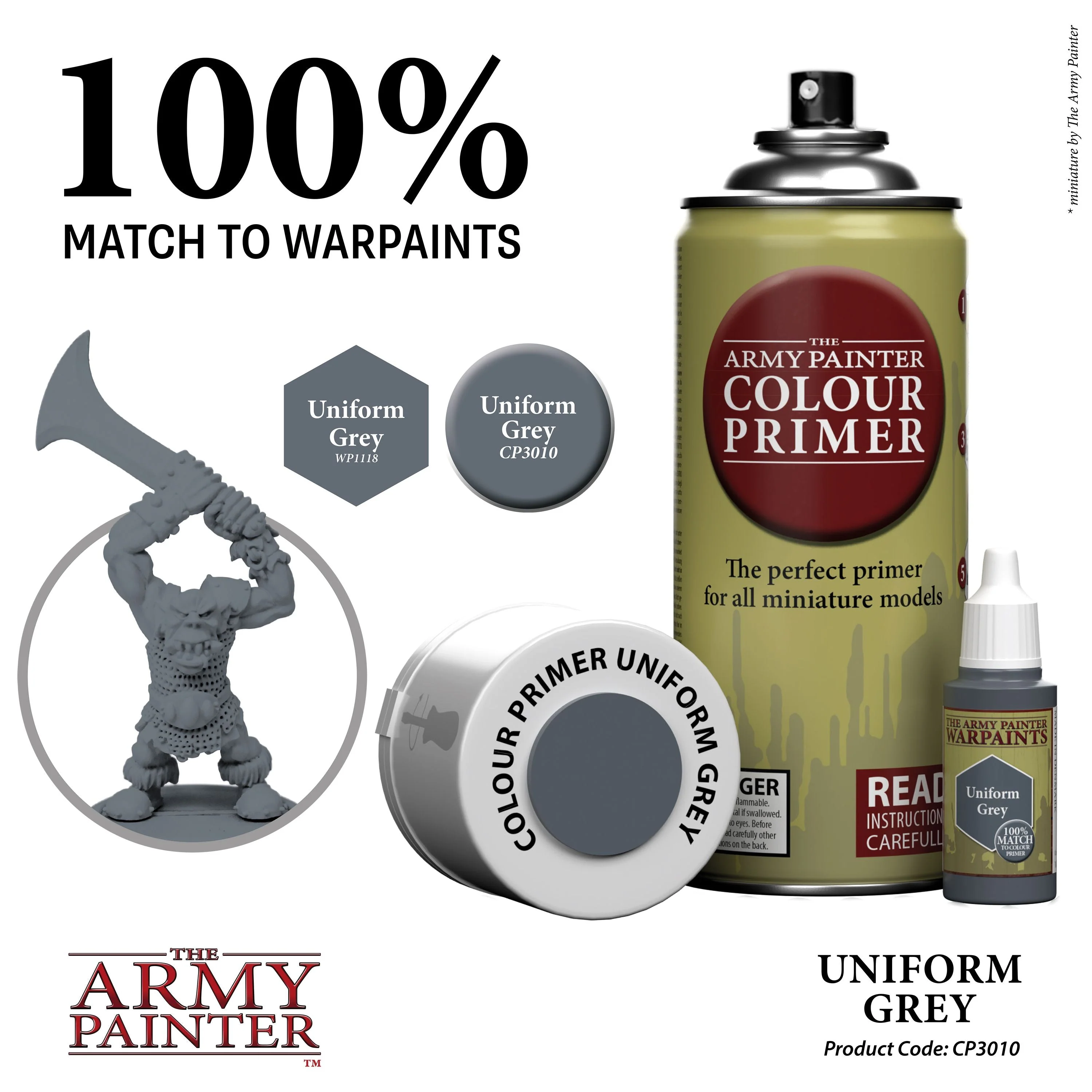 Army Painter Colour Primer: Uniform Grey - Image 2