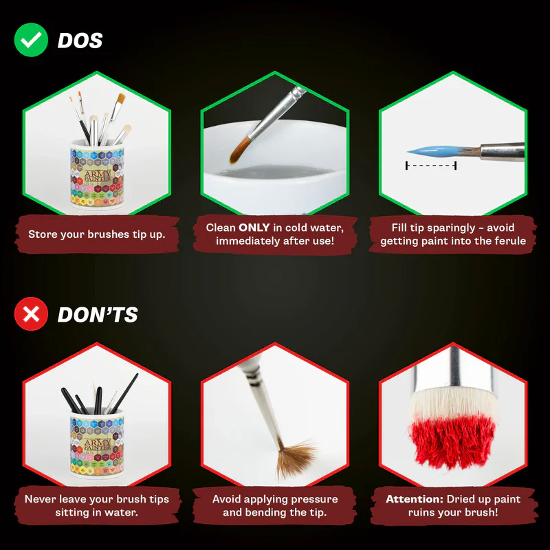 Army Painter Tools: Hobby Brush Starter Set Box - Image 4
