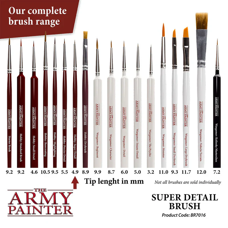 Army Painter Tools: Hobby Brush - Super Detail - Image 4