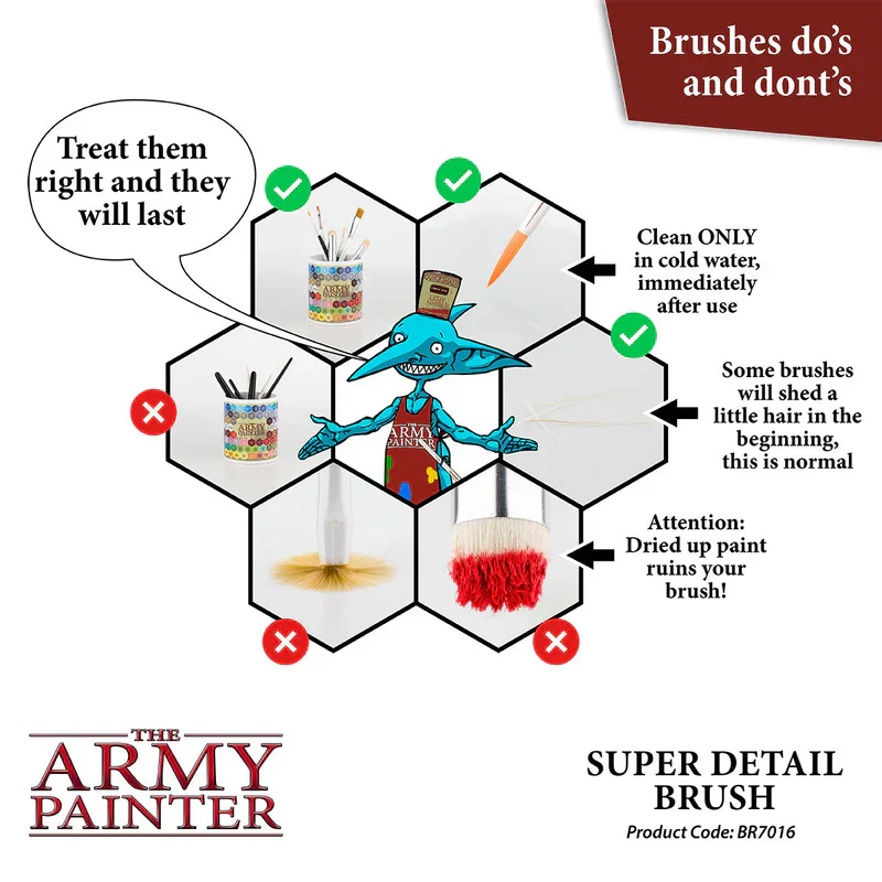 Army Painter Tools: Hobby Brush - Super Detail - Image 5