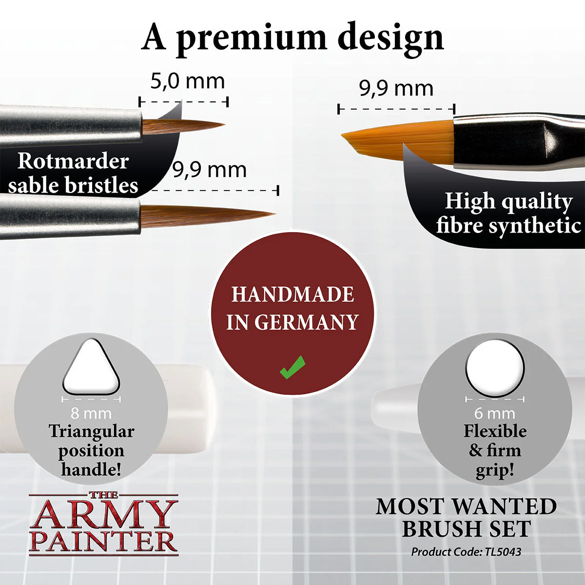 Army Painter Tools: Most Wanted Brush Set Pack - Image 3