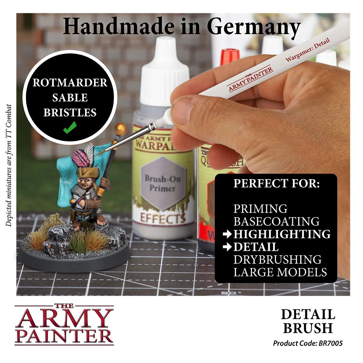 Army Painter Tools: Wargamer Brush - Detail - Image 2