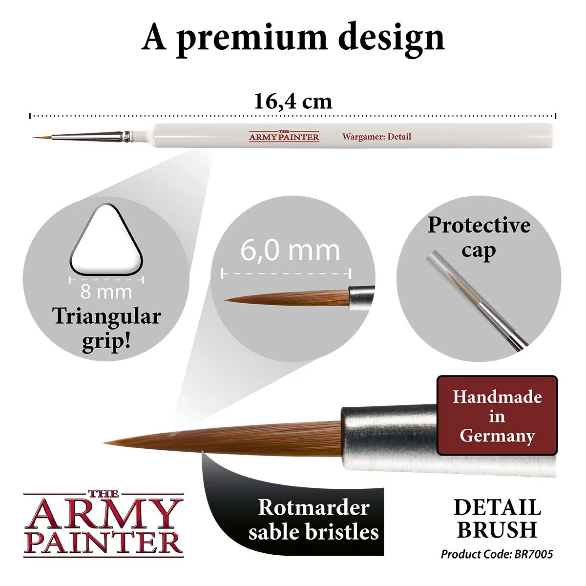 Army Painter Tools: Wargamer Brush - Detail - Image 3