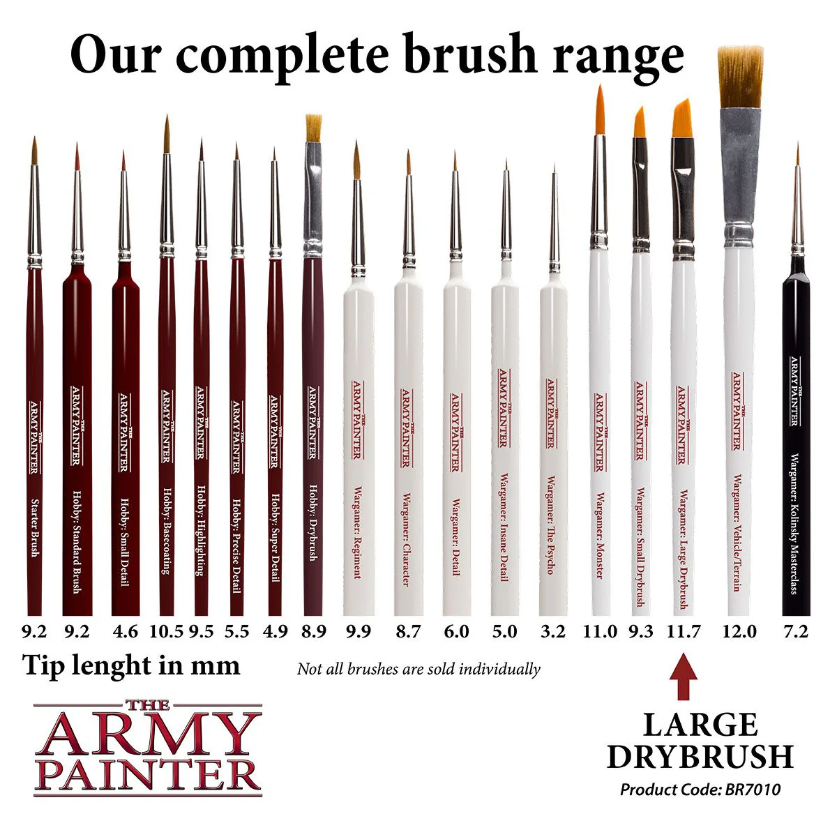 Army Painter Tools: Wargamer Brush - Large Drybrush - Image 4