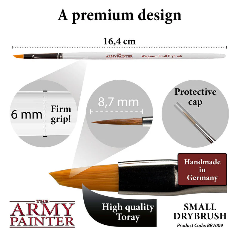 Army Painter Tools: Wargamer Brush - Small Drybrush - Image 2