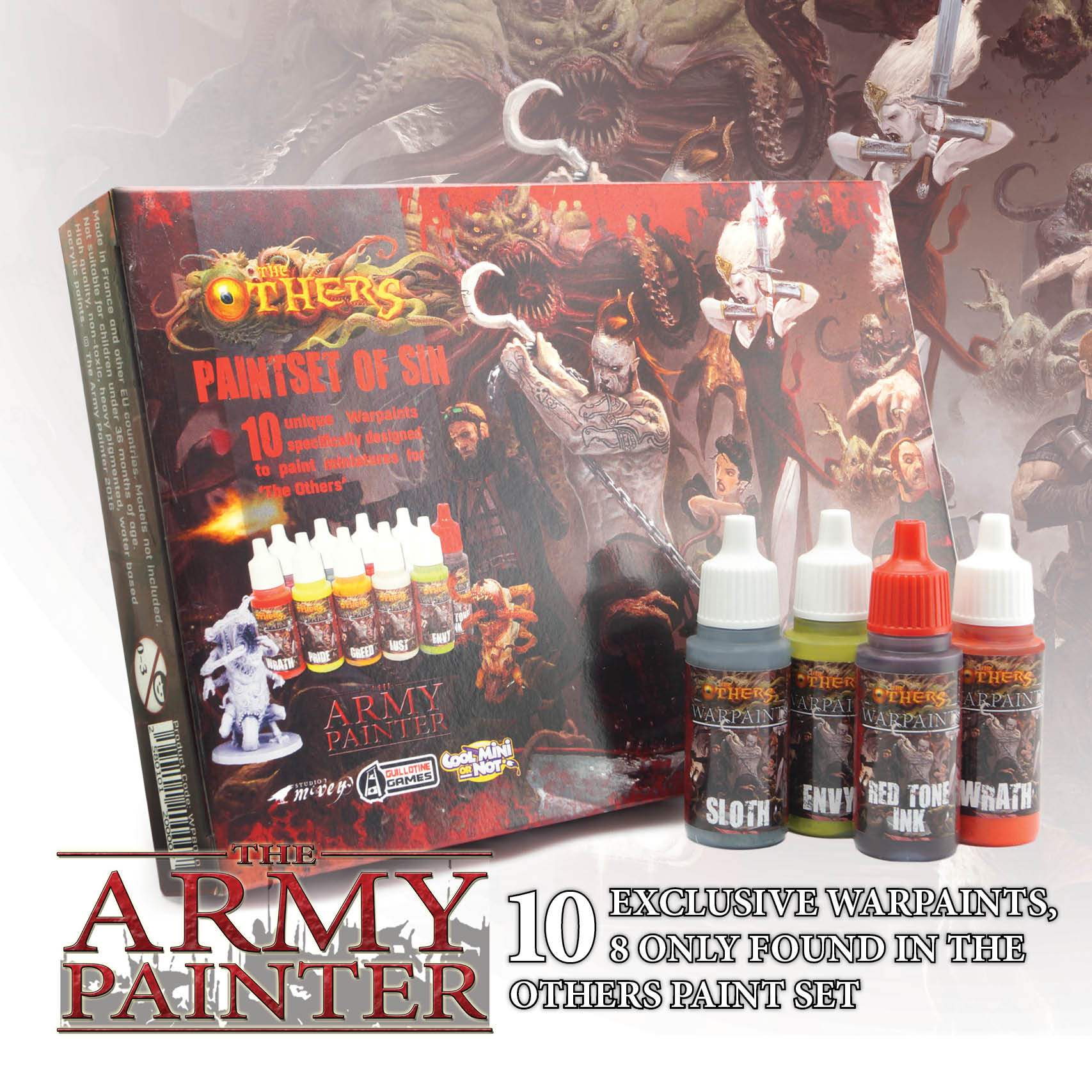 Army Painter Warpaints: The Others Paint Set of Sin - Image 2