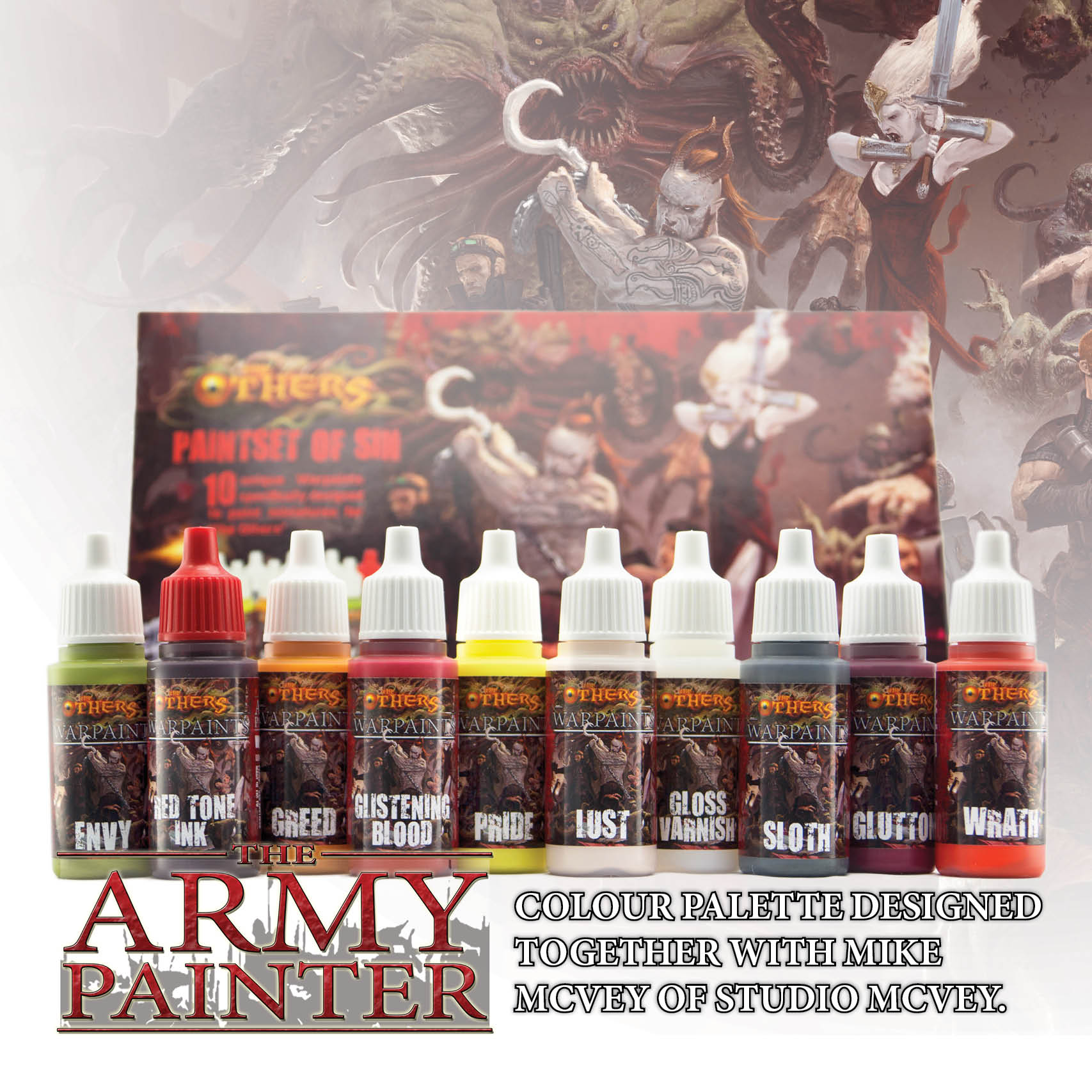 Army Painter Warpaints: The Others Paint Set of Sin - Image 3