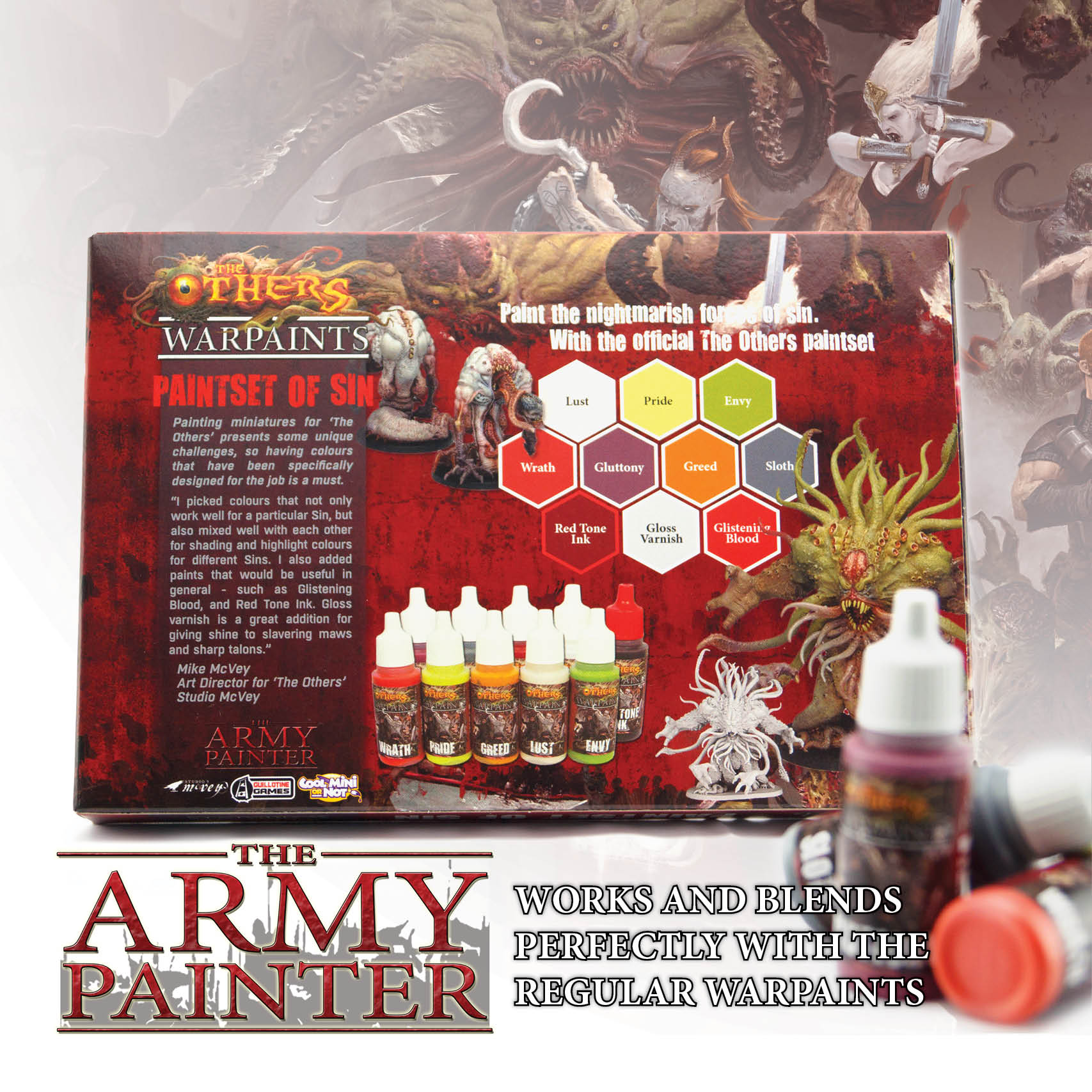 Army Painter Warpaints: The Others Paint Set of Sin - Image 4