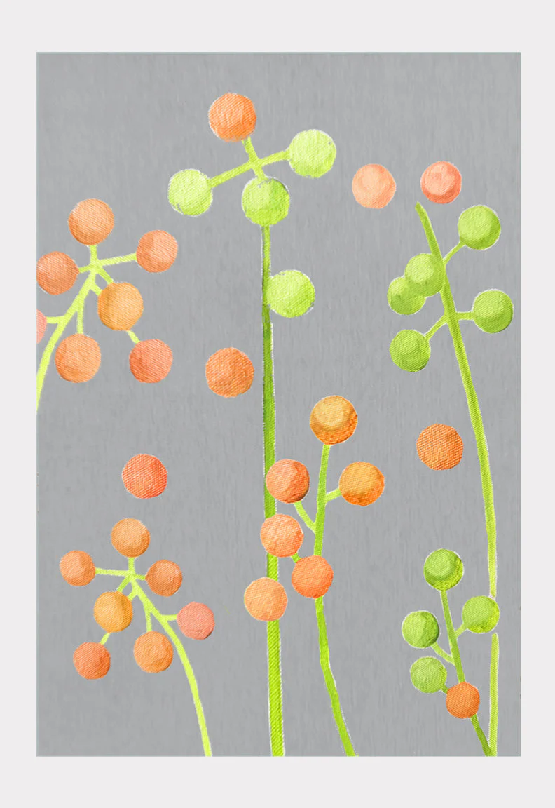 Art Print:  Brunia on Grey by India & Purry - Image 2
