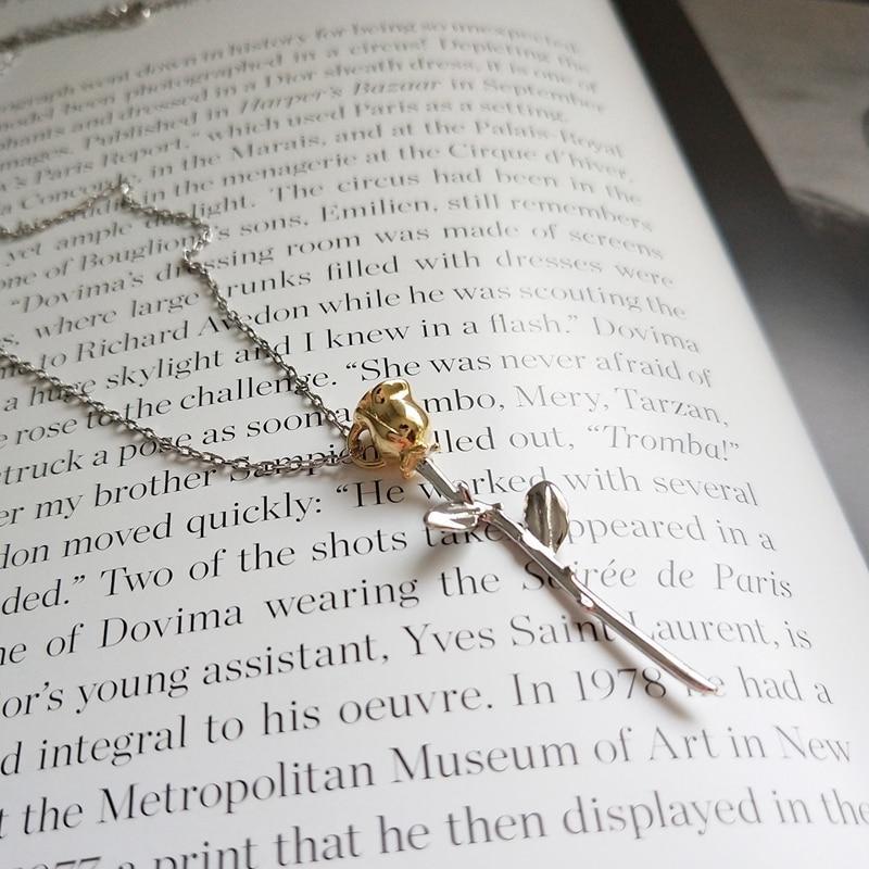 Azu Thorny Rose Pendant Necklace by Marigold Shadows - Image 3