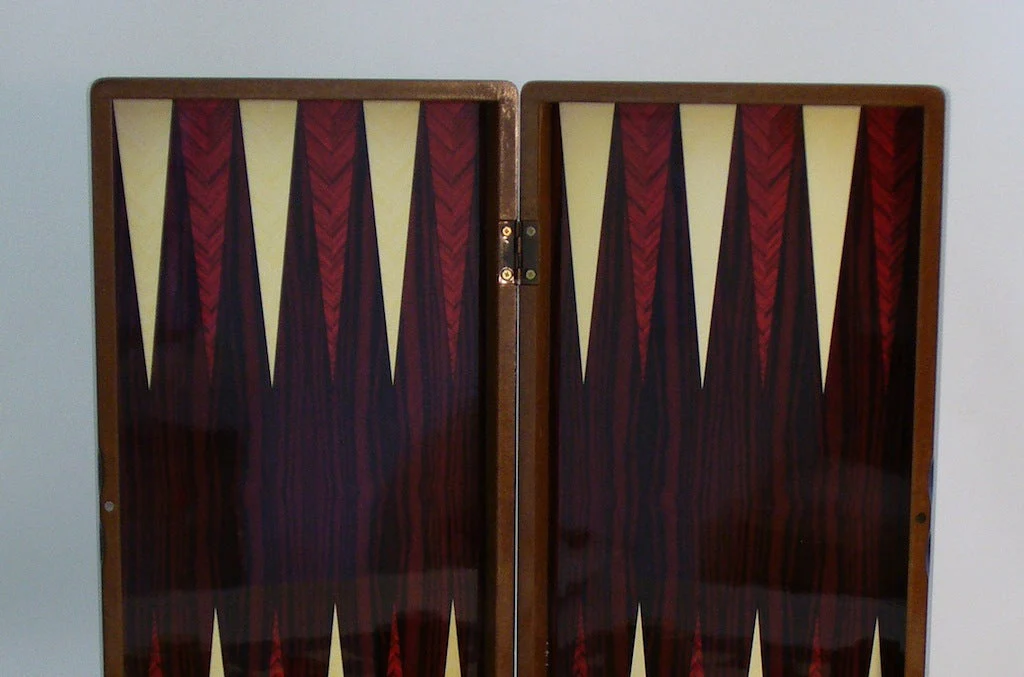 Backgammon - 19" Wood Grain Set - Image 2
